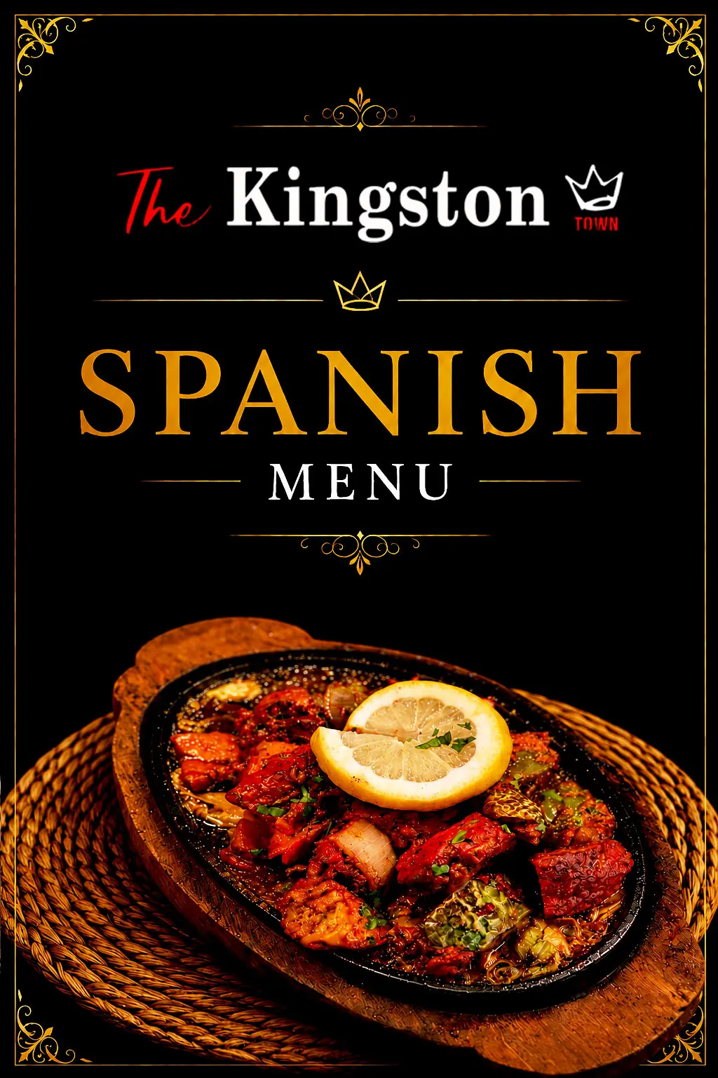 Spanish Menu
